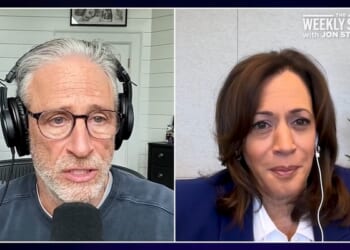 Stewart Tells Harris Dems Need To Go Further Left On Healthcare