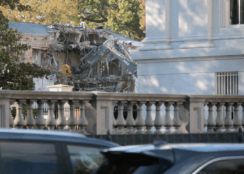 Treasury Department orders employees not to share pictures of White House construction