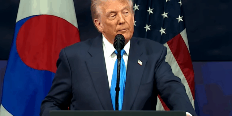 Trump declares the US as ‘hottest country’ in opening remarks in South Korea