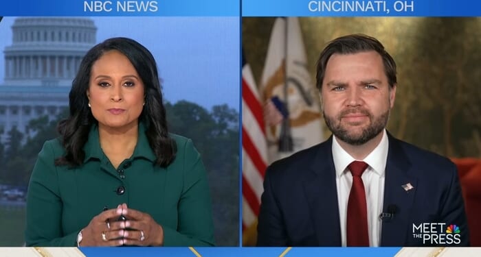 Vance Calls Out NBC News for Noting Bibi Boos, Skipping Trump Applause