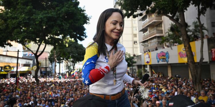 Venezuelan freedom fighter wins Nobel Peace Prize — and she immediately dedicates it to Trump for his support