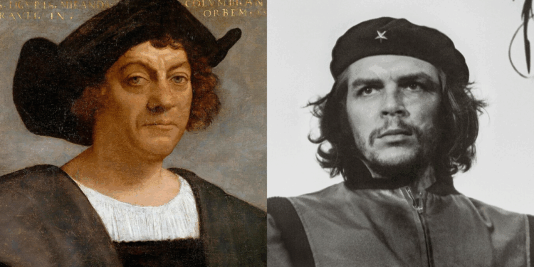 Christopher Columbus and Che Guevara