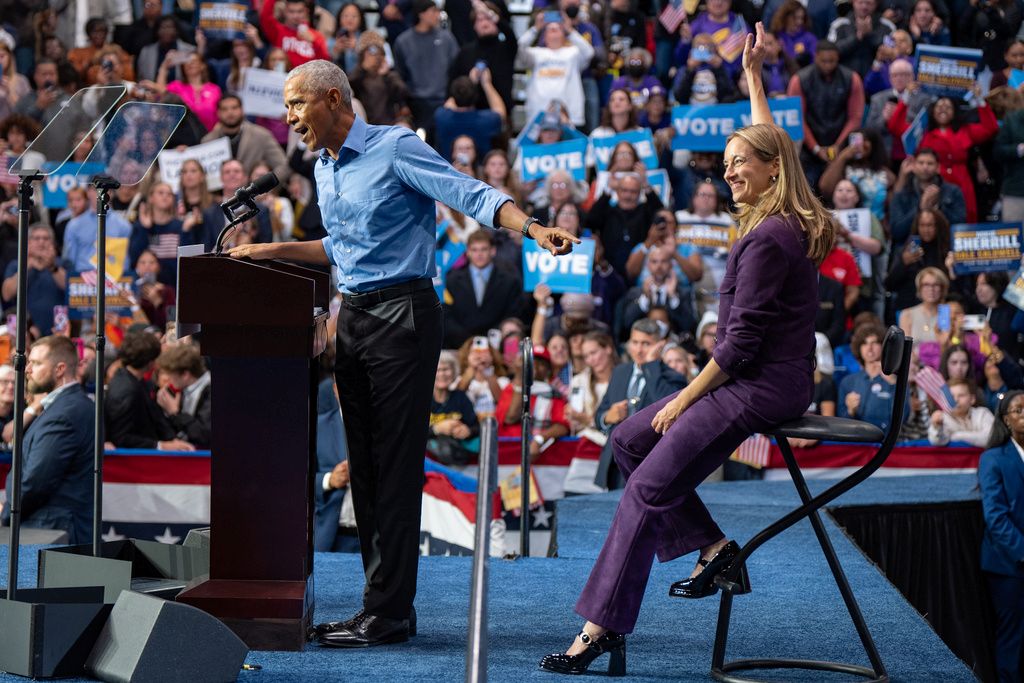 Obama rallies support for Mikie Sherrill, calls on voters to set example for nation