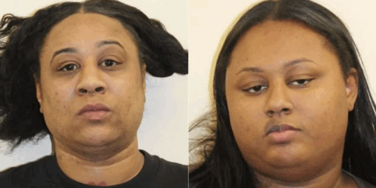 VIDEO: Sisters' theft of lobsters, ribeyes, and truffle butter explodes into checkout chaos and racial-slur rampage, cops say