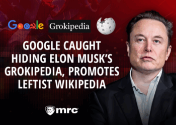 Google Caught Hiding Elon Musk’s Grokipedia, Promotes Leftist Wikipedia