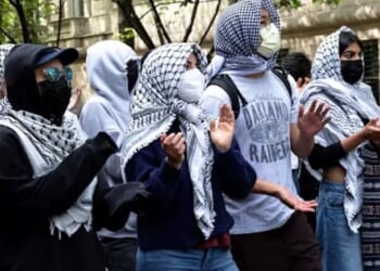 “Keffiyeh-Clad Thugs Assailing Jews on Campus and in the Streets”