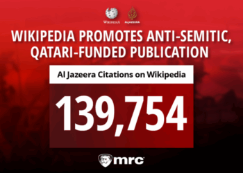 Wikipedia Promotes Anti-Semitic Foreign Government-Funded Publication