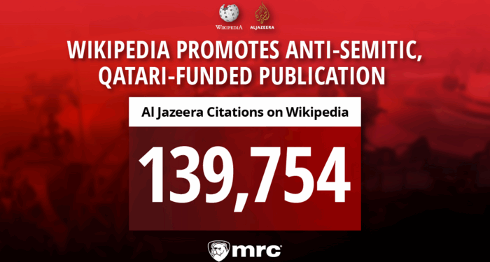Wikipedia Promotes Anti-Semitic Foreign Government-Funded Publication