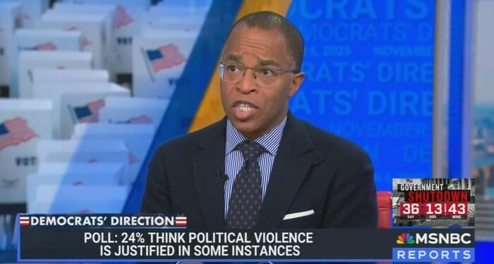 MSNBC's Capehart Ties Nation’s Fear of Political Violence to Trump