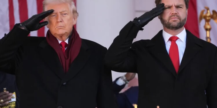 Marine veteran Vance joins Trump for Arlington ceremony honoring troops