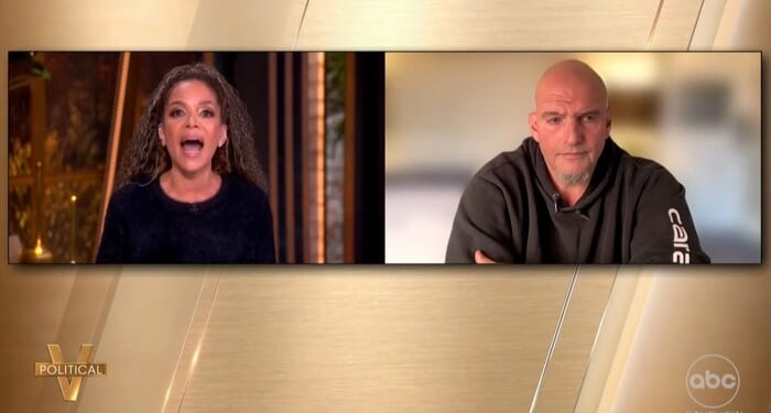Sunny Hostin YELLS at Dem Senator Fetterman for Reopening Government