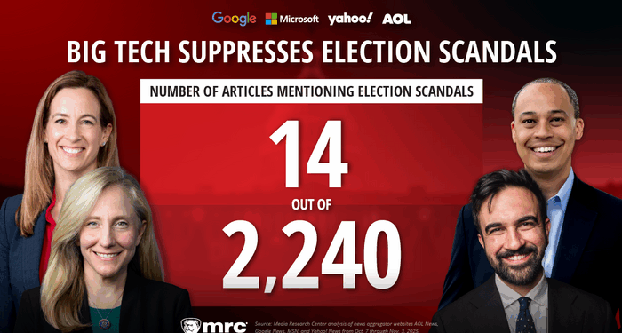 AOL, Google, MSN, Yahoo! Suppress Dem Scandals in Lead-Up to Elections
