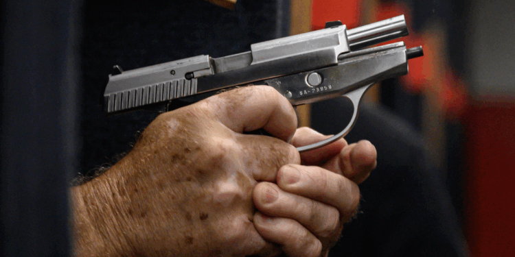 Vietnam vet says he had to 'get aggressive' and grab his gun when his female tenant started screaming