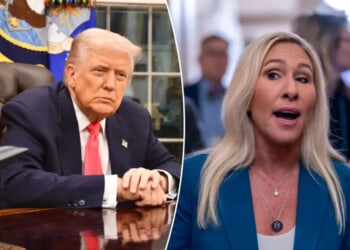 MTG blames Trump for violent threats against her