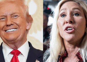 Marjorie Taylor Greene says she has received violent threats — and blames Trump