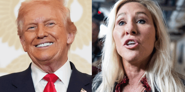 Marjorie Taylor Greene says she has received violent threats — and blames Trump