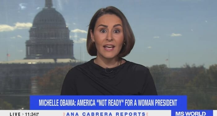 MS NOW Starts Week Calling America Sexist for Not Electing Female Pres