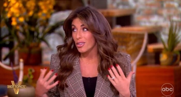 The View’s Fake Conservative Defends Floozy Lib Journo Olivia Nuzzi