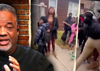 Pregnant mom and son brutally beaten outside Chicago school