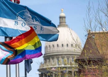 These banners don’t just signal ‘Pride’ — they announce conquest