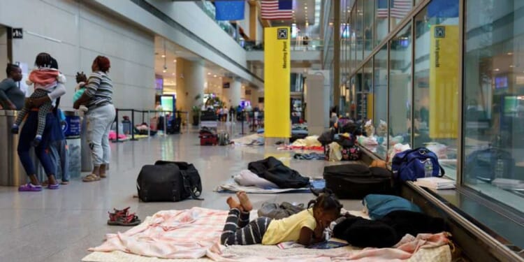 Biden turned American airports into migrant flophouses — forcing taxpayers to foot the bill