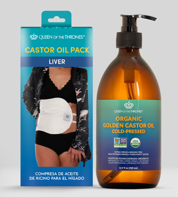 castor oil and liver pack bundle