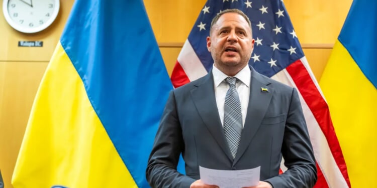 Former Ukrainian 'co-president' Yermak says he's 'going to the front'