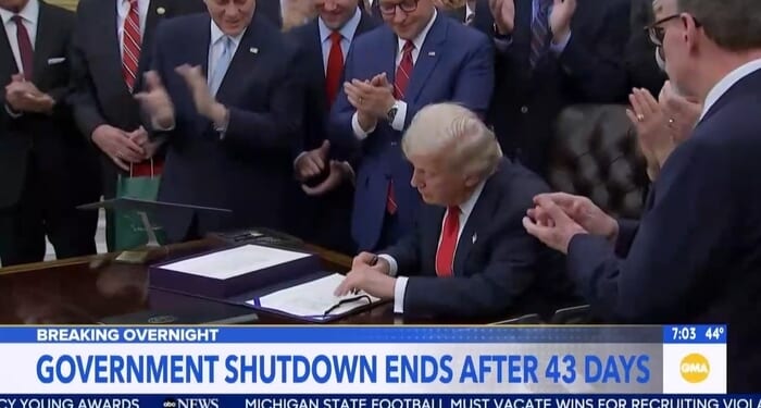 ABC Upset Dems Were Rolled in Finale of the Gov’t Shutdown