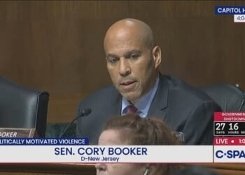 At Hearing on Political Violence Cory Booker Gets Away With A Lot