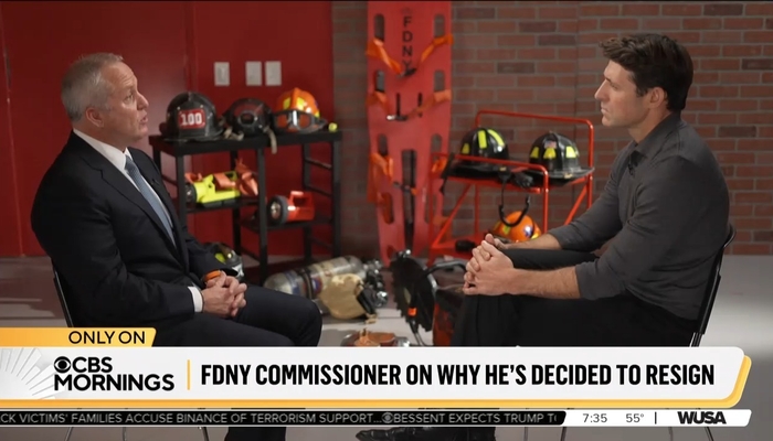 CBS Spotlights FDNY Boss Resigning Over Anti-Israel, Communist Mamdani