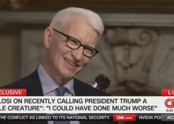 Cooper Laughs With Pelosi As She Muses About Calling Trump 'A Vile Creature'