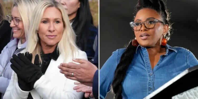 Crockett calls out MTG for not being able to 'take the heat' from Trump