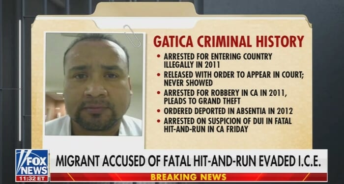 Fox Covers Illegal Who Caused DUI Death After Not Being Deported