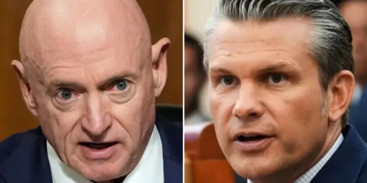 Hegseth orders Navy to review Mark Kelly comments
