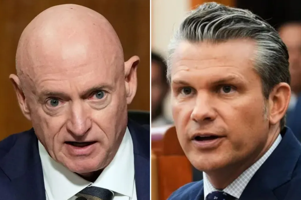 Hegseth orders Navy to review Mark Kelly comments