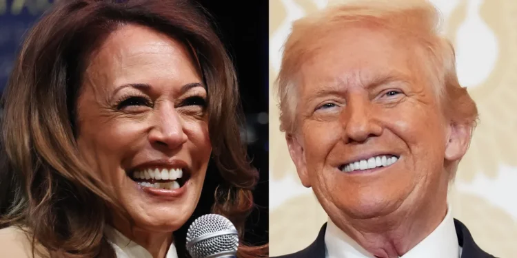 Kamala Harris cackles uncontrollably while claiming she defeated Trump's campaign strategy to bait her