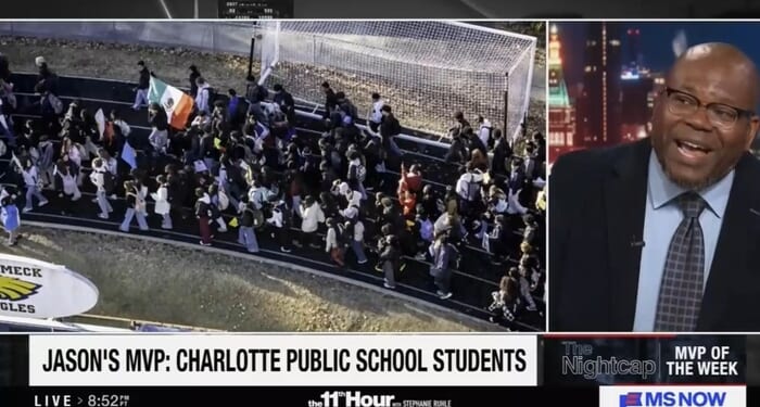 MS NOW's Johnson Rejoices Over Anti-ICE Tire Slashing in Charlotte