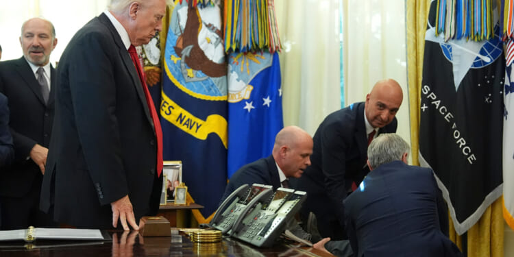 Man collapses during Trump announcement on drug prices