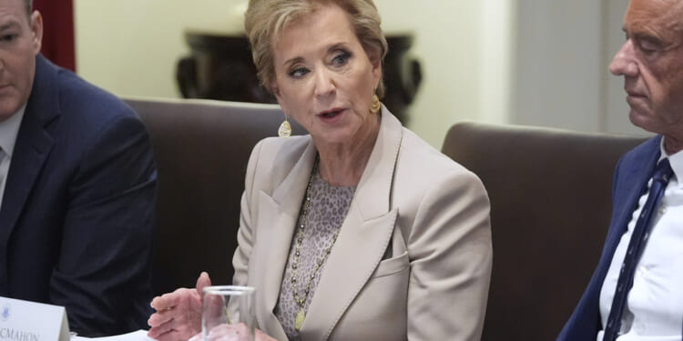 McMahon says she's talking to Congress about codifying Ed. Dept's dismantlement