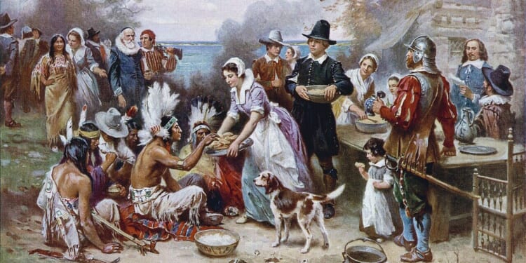 The first Thanksgiving