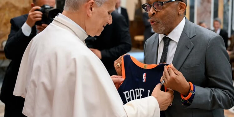 Pope Leo XIV celebrates cinema with Hollywood stars