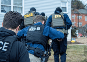 ICE and Police operation