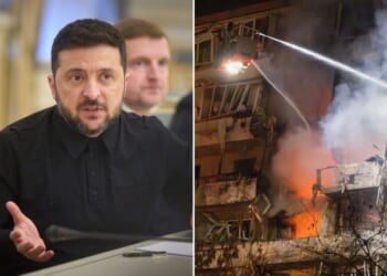 Russia launches over 460 drones into Ukraine, killing six, as peace talks continue