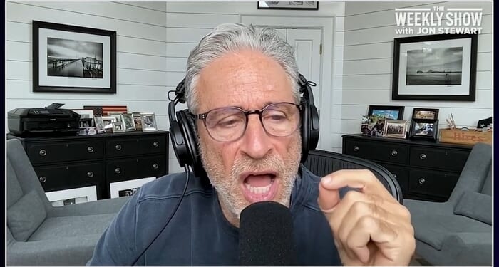 Stewart Rants At Mamdani Critics