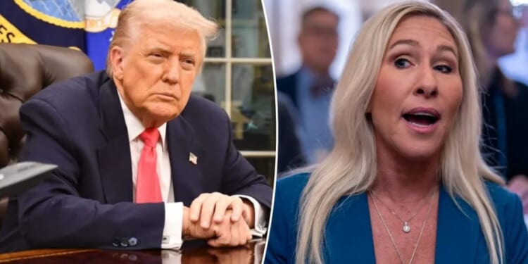 Trump again blasts ‘wacky’ MTG, saying she is the ‘cause’ of all her problems