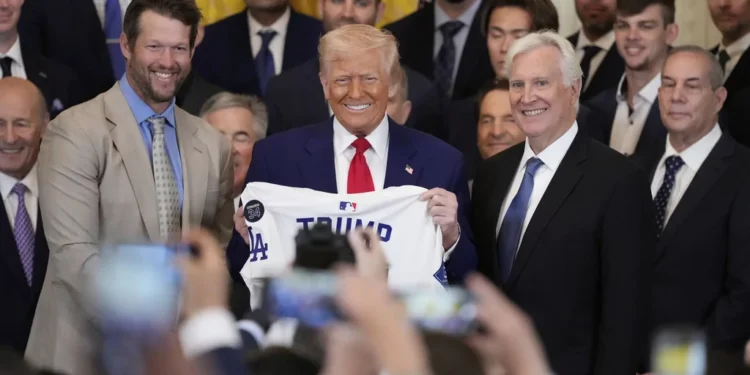 Trump congratulates Dodgers on World Series win with invite to White House