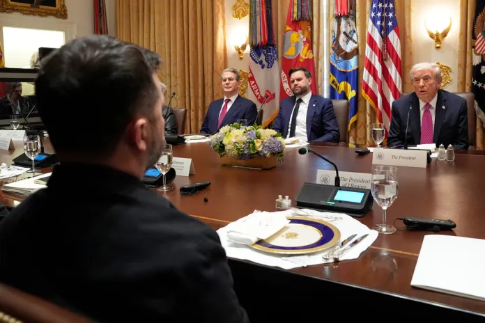 Zelensky meets with Trump at White House
