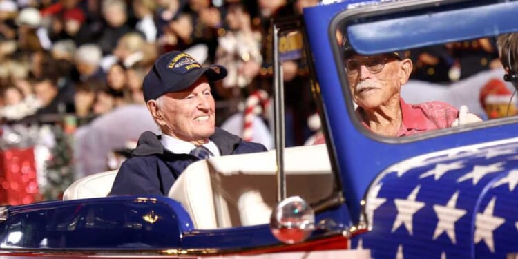 101-year-old WWII vet cheers on Trump in fiery patriotic speech: ‘Godd**mit, put a uniform on me — I’ll go tomorrow’