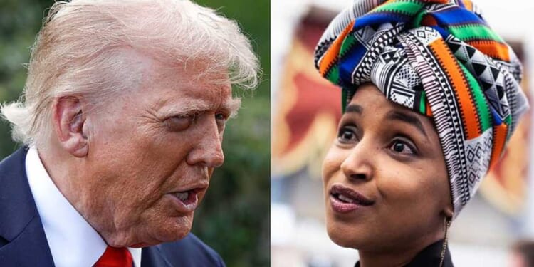 Trump sounds off again on Ilhan Omar — says why she should be thrown 'THE HELL OUT of our country'