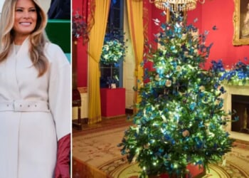 Melania Trump debuts White House 2025 Christmas theme